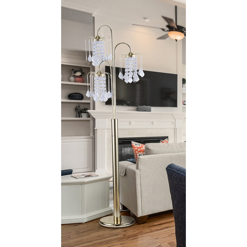Hawkes 63'' Tree Floor Lamp, Gold