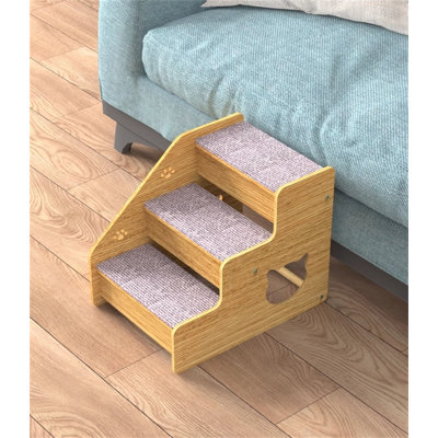 Escalier pour animaux en bois