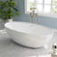 Baignoire de trempage autoportante en acrylique 65 po x 30 po