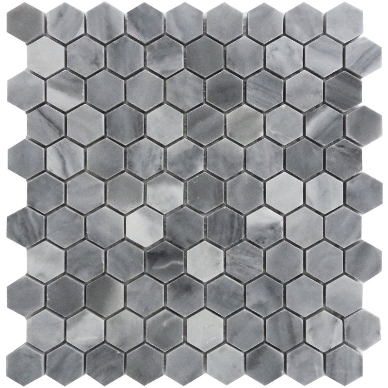 1.2" x 1.2" Marble Honeycomb Mosaic Wall & Floor Tile