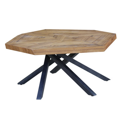Ealf Solid Wood Top Coffee Table