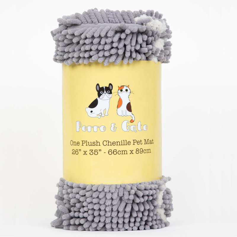 Napperon Perro & Gato, gris, Grand (35 po)
