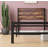 Platform Bed with Rustic Wood Headboard Metal Bed Modern Bed-86815499-122002490