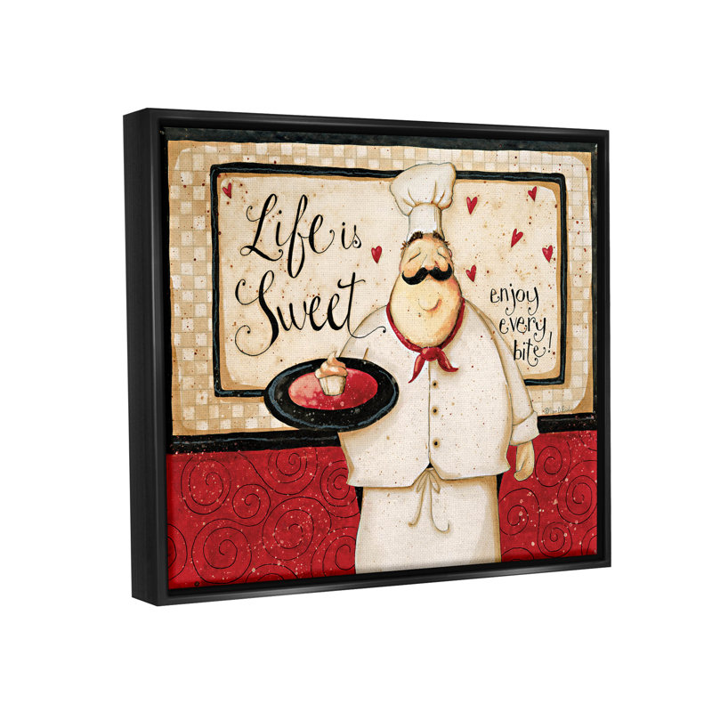 «Life Is Sweet Enjoy Every Bite», art de la giclée encadrée par Dan Dipaolo, H 25 po x l 31 po x P 1,7 po