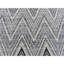 Tapis oriental rond en laine texturée et en soie pure noué à la main 9 pi x 9 pi gris et bleu 14E35F5B1B844D1FB45C8B5653218DCF