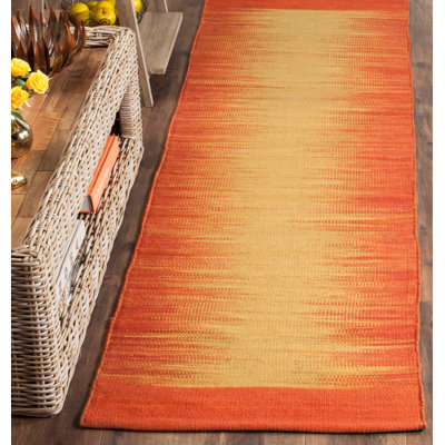 Carper Hand Woven Wool Solid Color Rug