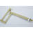 Extension Pot Filler - Brass, Double Handle Control, Produce Smooth Flow, Drip Generate Flow
