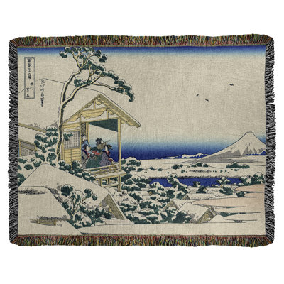 Jeté en coton Katsushika Hokusai à Koishikawa
