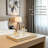 Natural Marble Vanity Tray With Gold Trim, Luxury Bathroom Countertop And Dresser Organizer For Jewelry Perfume Decor