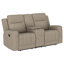 Ensemble de canapé inclinable 3 pièces élisabith taupe-122094027-129632553