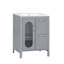 Meuble-lavabo 24 po avec lavabo, meuble-lavabo avec 2 tiroirs et porte, tablette réglable-463266664
