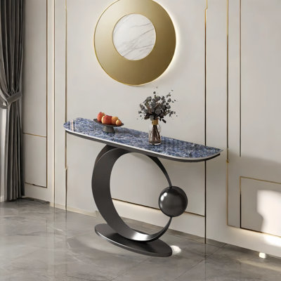 Console luxueuse pour hall d'entrée en ardoise
