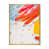 Toile avec cadre flottant or