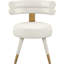 Chaise d'appoint rembourrée en velours Reimers-1441763671