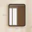 HOMCOM Rectangular Wall Mirror Decorative Mirror Metal Frame 40.5 x 30 cm-1757416677