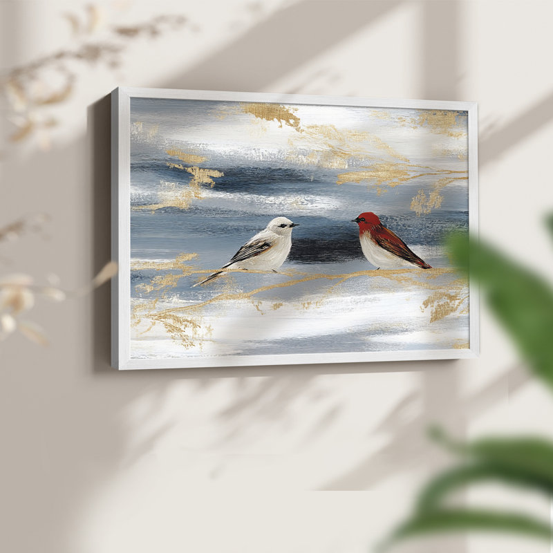 Chirstmas Art-CCLXVII -Framed Print - Restickable, H 16 po x l 20 po, Blanc