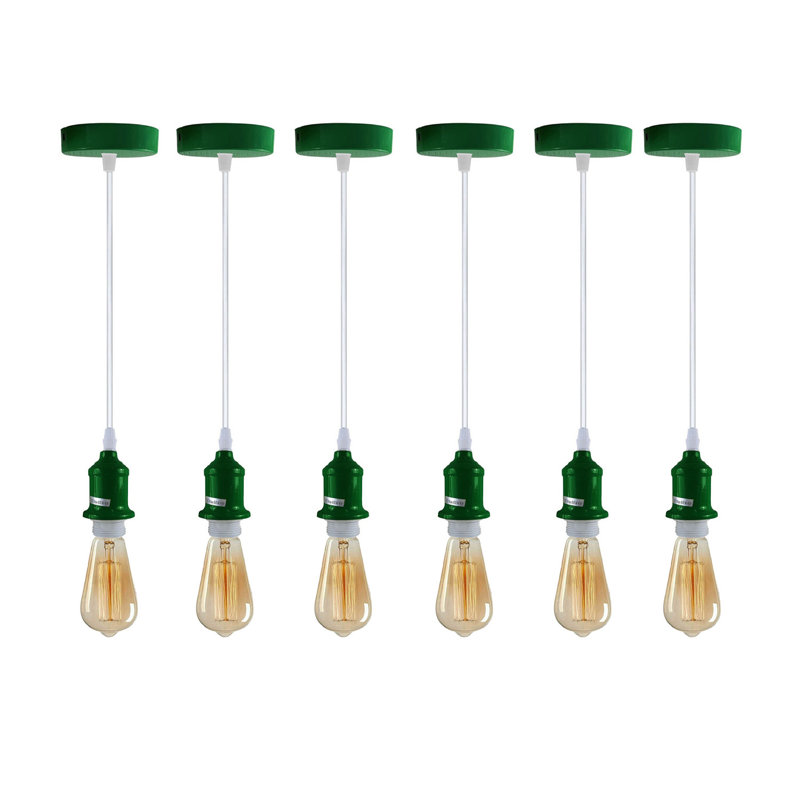 Iymona 6 - Light Single Pendant, Green