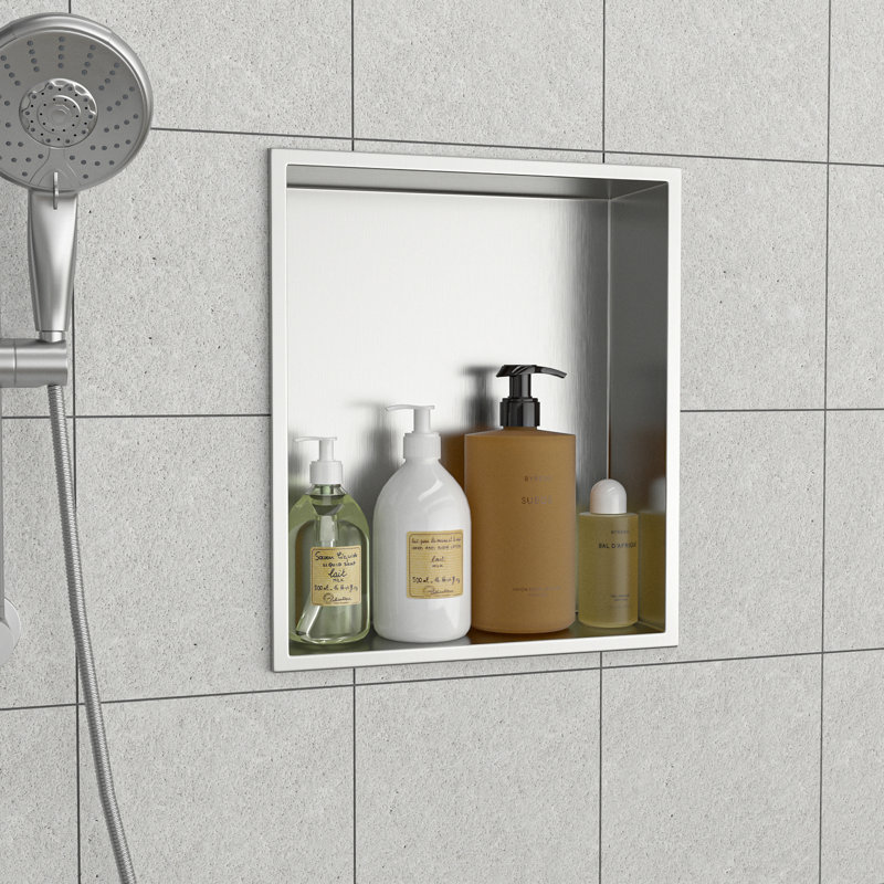 Niche de douche en acier inoxydable