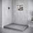 Streamline 48 in. x 36 in. Corner Acrylic Shower Base in Matte Grey with Center Drain, Drain Included-118934403