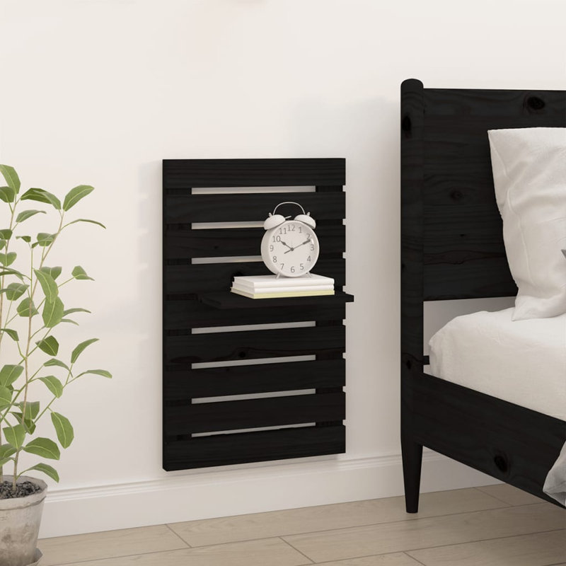 Dawes 2 Piece Pine Solid Wood, Black
