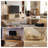 94.5" Fluted Mid-century Modern Tv Stand With Sliding Doors & Led Lighting, Fits Tvs Up To 98"-703147686-703147687