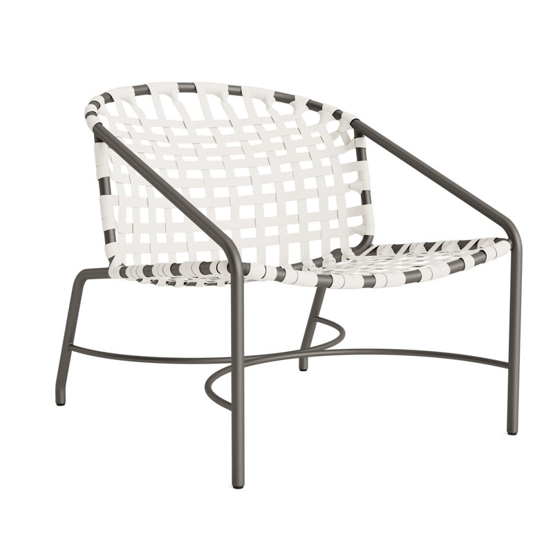 Kantan Outdoor Lounge Chair, Mica/White Lite