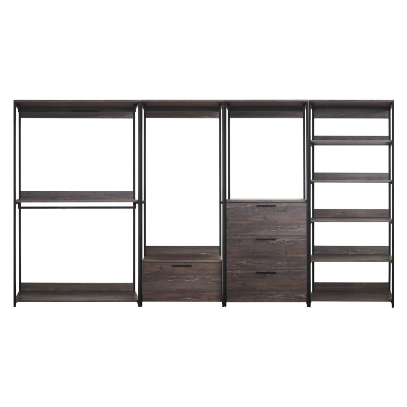 Wood Walk-in Closet System