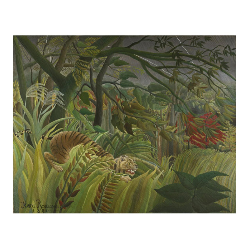 Surpris! par Henri Rousseau - Estampe numérique, H 22 po x l 28 po