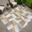 Tapis géométrique intérieur / extérieur lavable à la machine Chantille ACN2327-1285092883