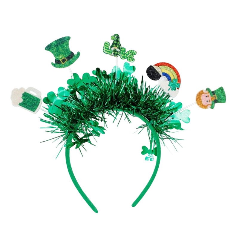 Bandeau de fête de la Saint-Patrick, A,B,C,D