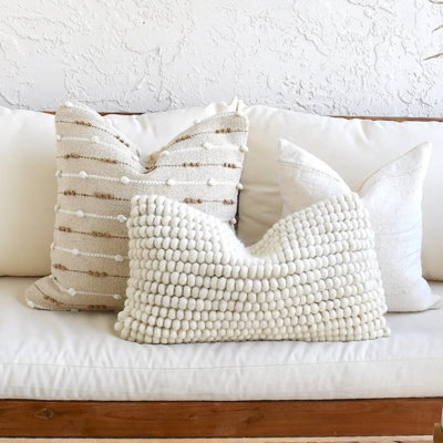 3 Pieces Textured Pillow Covers
