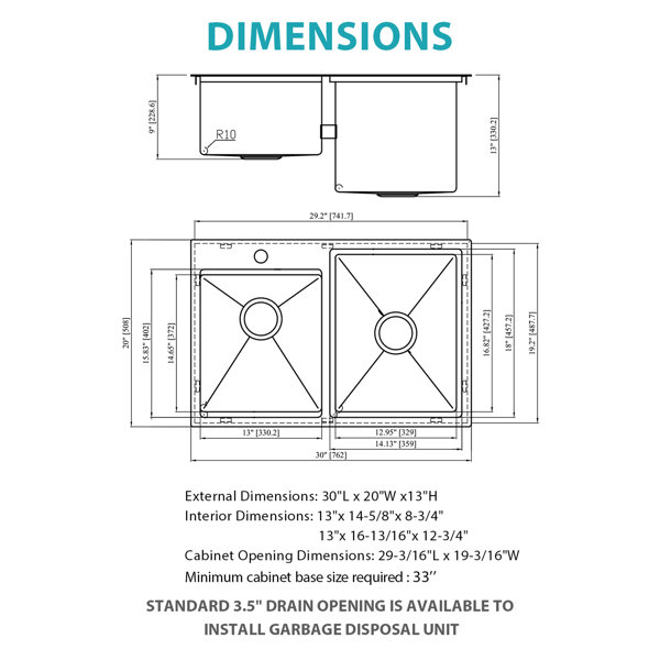 Dimensions du produit
