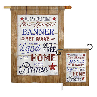 Double Sided Polyester Garden Flag