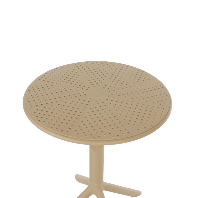 Athens 2 - Person Patio Dining Set Round Table, Tan