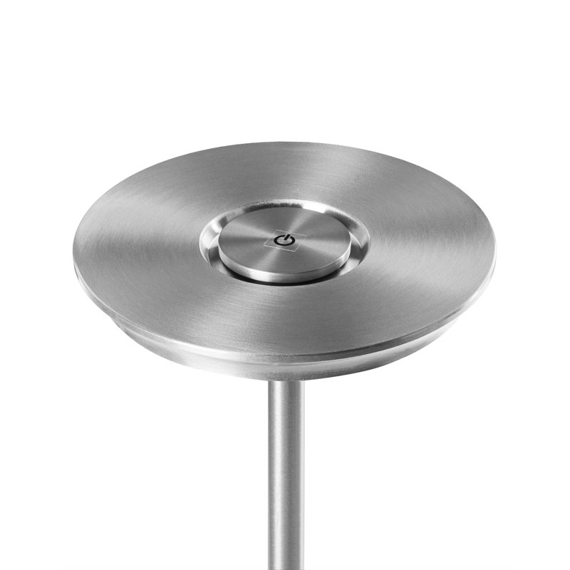 Aluminium Table Lamp, Silver