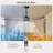 52'' 3 - Blade Classic Propeller Ceiling Fan With Remote Control And LED Light Included