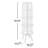 Metal Free Standing Magazine Rack