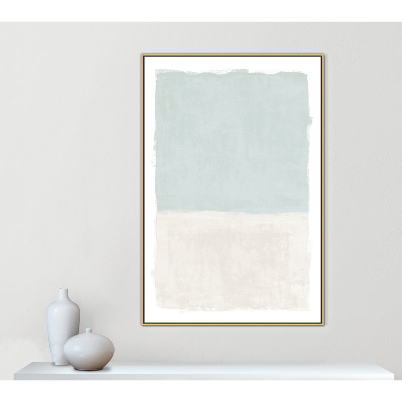«Ocean Tides I Print» par Natalie Carpentieri, Flotteur naturel, L 41,5 po x H 61,5 po