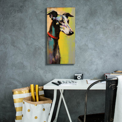 Greyhound 2' by Sean Parnell Canvas Wall Art