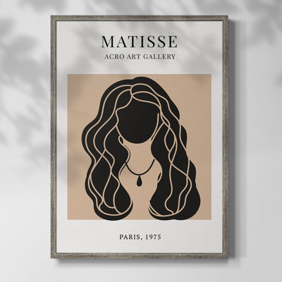 Matisse CXIX, reproduction d'art encadrée - bois massif