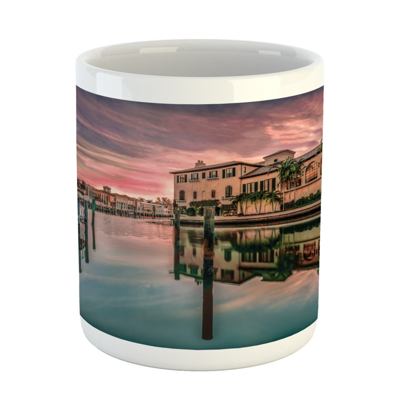 Grande tasse à café cityscape