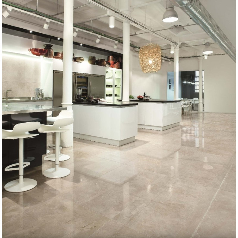 Carreau de porcelaine 12 po x 24 po Majestic Matte Series, Gris