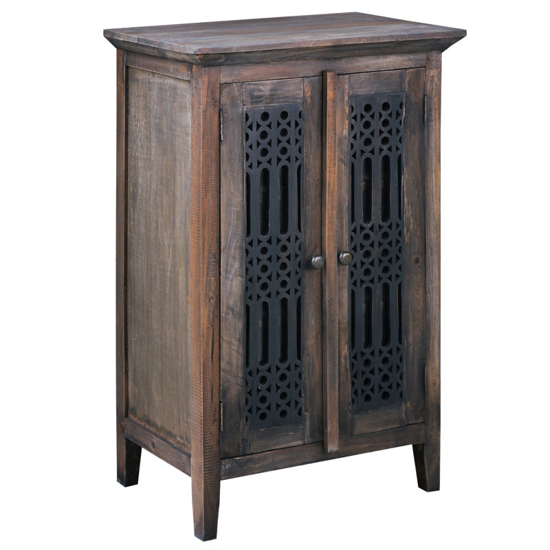 Nyles Solid Wood Accent Cabinet