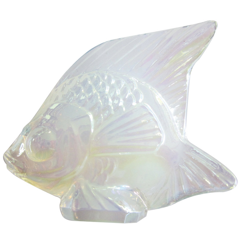 Fish Figurine, Opalescent Lustre