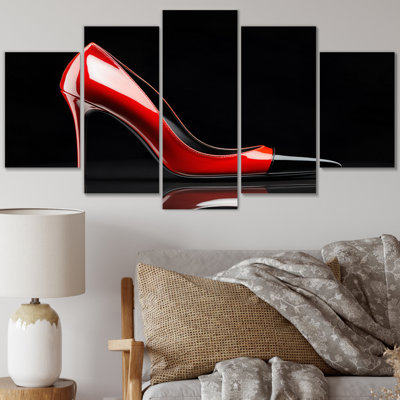 Fashion High Heels Sleek Silhouette II - Ensemble de décoration murale Fashion