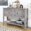 Console rétro avec quatre petits tiroirs et tablette inférieure pour le salon Bouldin-1649744613