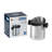 De'Longhi Knock Box in polished stainless steel