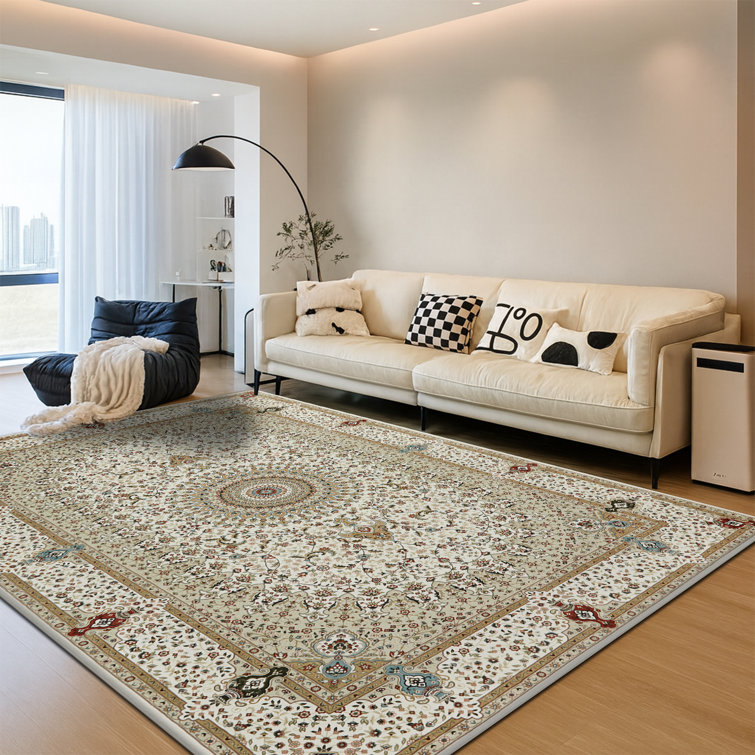 Vintage Oriental Area Rug – Living Room Large Rug for Cozy and Stylish Spaces