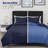 Martex Solid Color Reversible Comforter and Sham Bedding Set Super Soft Brushed Fabric-18040446-18040447