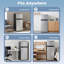 Mini-frigo avec congélateur de 7,7 pi³, thermostat réglable, blanc-136359335
